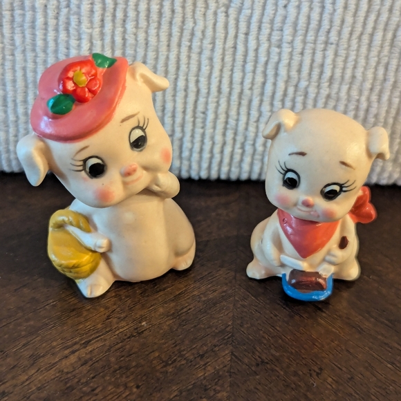 Lefton Pigs Vintage Made in Japan - Picture 1 of 8